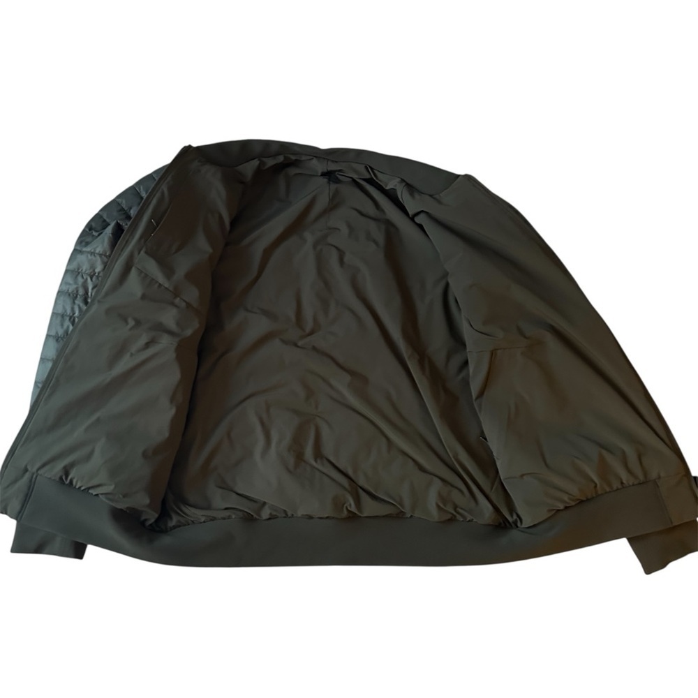 Lululemon Switch Over Bomber Jacket Dark Olive Mens Small - Picture 8 of 15